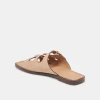 FIN SANDALS TAN SUEDE(TAN SUEDE,6)