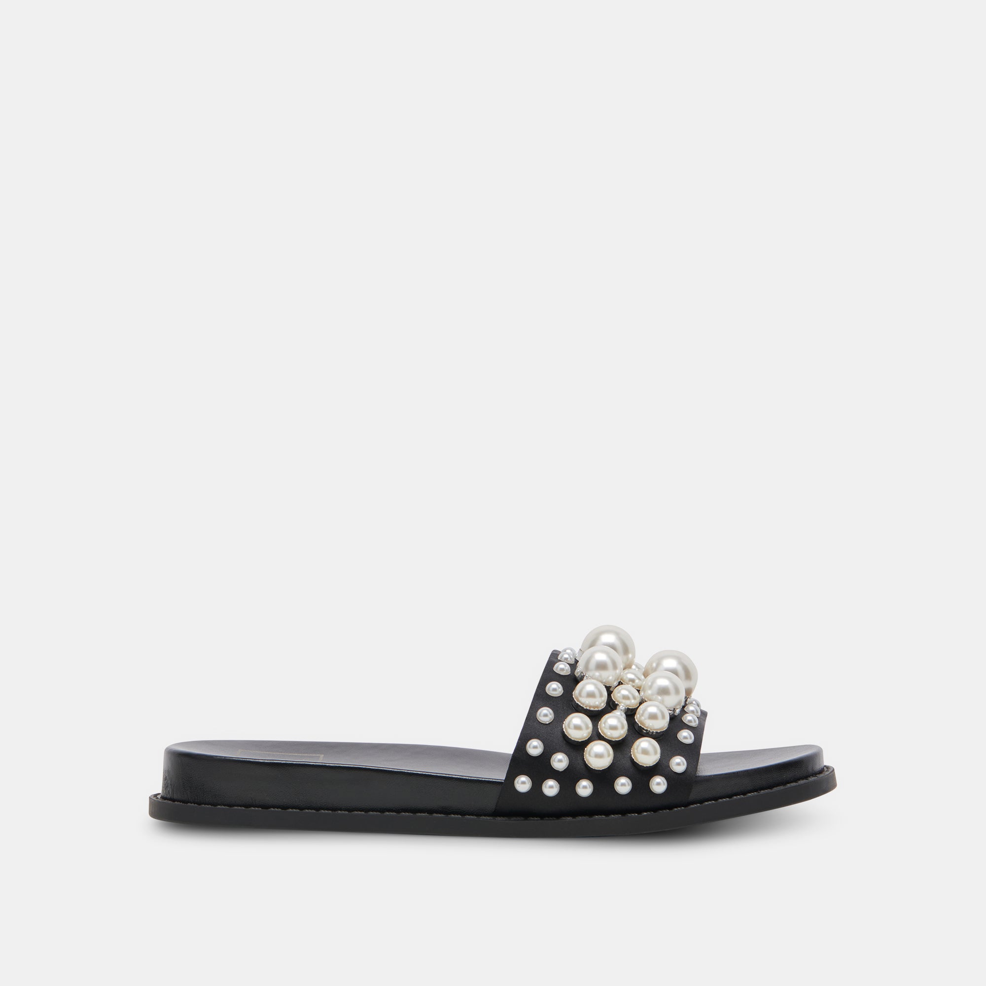 GABBI PEARL SANDALS BLACK PEARLS