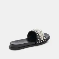 GABBI PEARL SANDALS BLACK PEARLS(BLACK PEARLS,5)