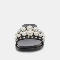 GABBI PEARL SANDALS BLACK PEARLS(BLACK PEARLS,5)