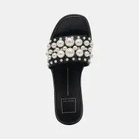 GABBI PEARL SANDALS BLACK PEARLS(BLACK PEARLS,5)