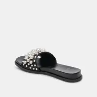 GABBI PEARL SANDALS BLACK PEARLS(BLACK PEARLS,5)
