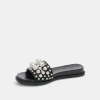 GABBI PEARL SANDALS BLACK PEARLS(BLACK PEARLS,5)