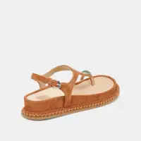 STEFAN GEMSTONE SANDALS CARAMEL SUEDE(CARAMEL SUEDE,5)