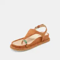 STEFAN GEMSTONE SANDALS CARAMEL SUEDE(CARAMEL SUEDE,5)