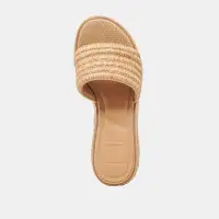 THRONE WEDGES LT NATURAL RAFFIA(LT NATURAL RAFFIA,5)