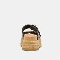 WIXIE SANDALS BLACK MULTI BEADS(BLACK MULTI BEADS,5)