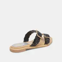 ALAINA SANDALS ONYX RAFFIA(ONYX RAFFIA,5)