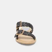 ALAINA SANDALS ONYX RAFFIA(ONYX RAFFIA,5)