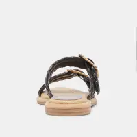 ALAINA SANDALS ONYX RAFFIA(ONYX RAFFIA,5)