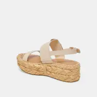 CHERA SANDALS BONE EMBOSSED LEATHER(BONE EMBOSSED LEATHER,5)