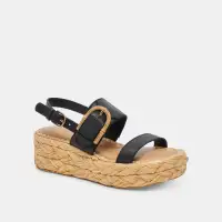 CHERA SANDALS ONYX EMBOSSED LEATHER(ONYX EMBOSSED LEATHER,5)