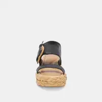 CHERA SANDALS ONYX EMBOSSED LEATHER(ONYX EMBOSSED LEATHER,5)
