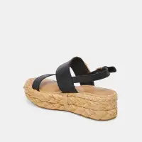 CHERA SANDALS ONYX EMBOSSED LEATHER(ONYX EMBOSSED LEATHER,5)