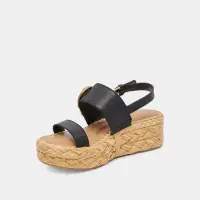 CHERA SANDALS ONYX EMBOSSED LEATHER(ONYX EMBOSSED LEATHER,5)