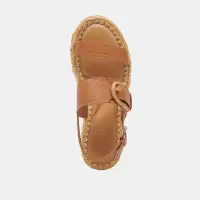 CHERA SANDALS TAN EMBOSSED LEATHER(TAN EMBOSSED LEATHER,5)