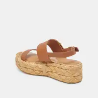 CHERA SANDALS TAN EMBOSSED LEATHER(TAN EMBOSSED LEATHER,5)
