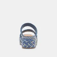 CORLA SANDALS BLUE RAFFIA(BLUE RAFFIA,5)