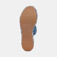 CORLA SANDALS BLUE RAFFIA(BLUE RAFFIA,5)