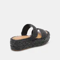CORLA SANDALS ONYX RAFFIA(ONYX RAFFIA,5)