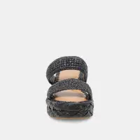 CORLA SANDALS ONYX RAFFIA(ONYX RAFFIA,5)