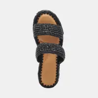 CORLA SANDALS ONYX RAFFIA(ONYX RAFFIA,5)