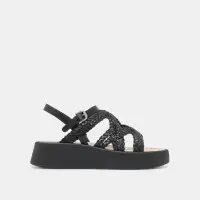 GATSBY SANDALS BLACK LEATHER(BLACK LEATHER,5)