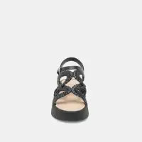 GATSBY SANDALS BLACK LEATHER(BLACK LEATHER,5)