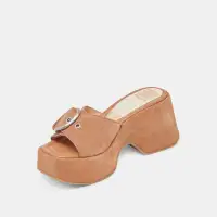 GISEL HEELS SADDLE SUEDE(SADDLE SUEDE,5)