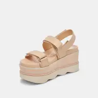 IZAK SANDALS FRENCH VANILLA LEATHER(FRENCH VANILLA LEATHER,5)
