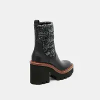 DRAGO BOOTS BLACK LEATHER(BLACK LEATHER,5)