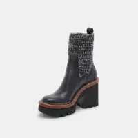 DRAGO BOOTS BLACK LEATHER(BLACK LEATHER,5)