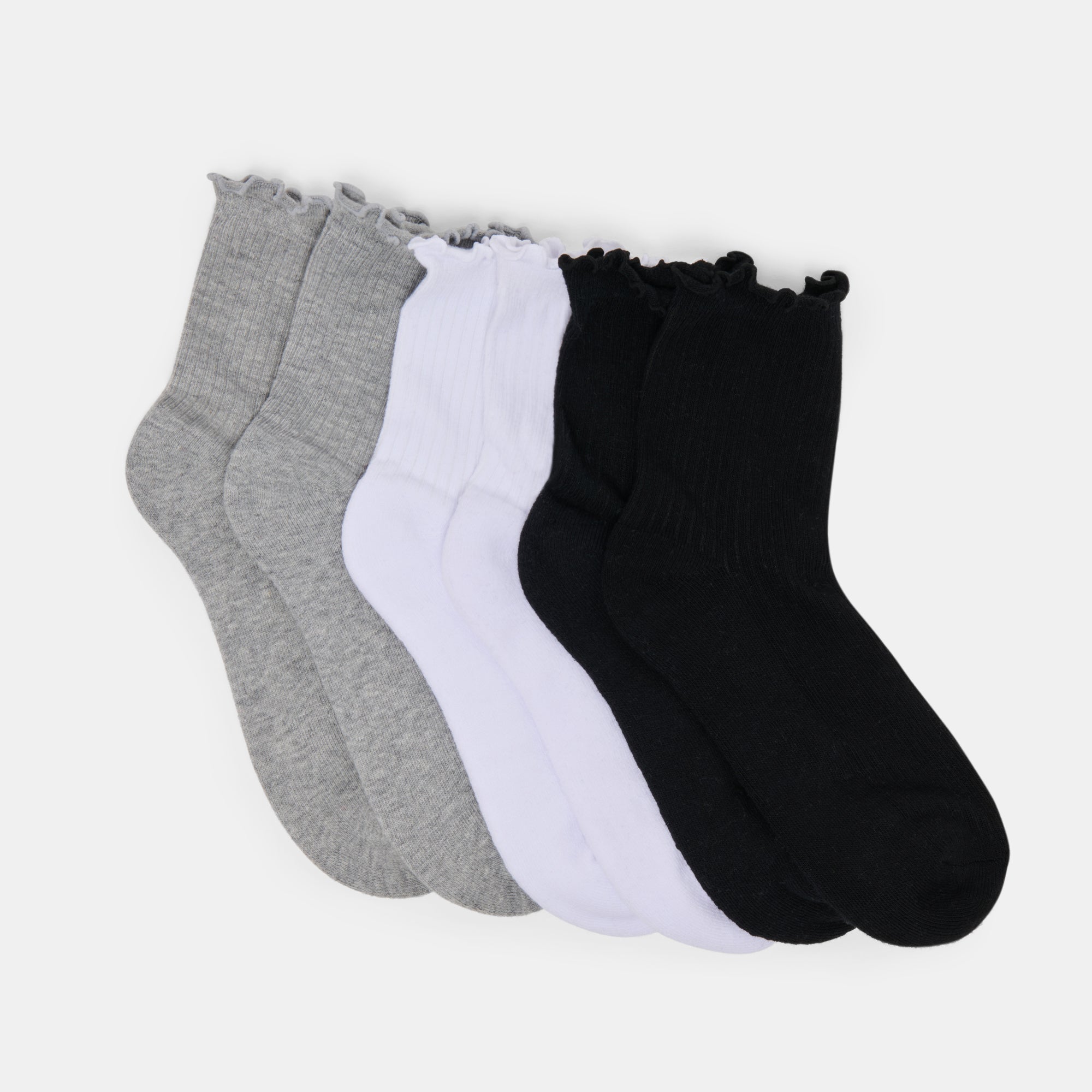 LETTUCE EDGE SOCKS 3 PACK MULTI