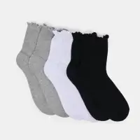 LETTUCE EDGE SOCKS 3 PACK MULTI