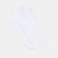 BOW ANKLET SOCKS WHITE