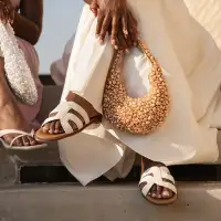 EMON SANDALS WHITE RAFFIA(WHITE RAFFIA,5)