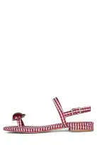 BEEANCA(Red White Gingham Combo,6)