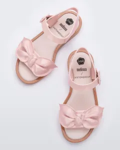 MELISSA MAR SANDAL TIE VIKTOR(Beige/Pink,5)