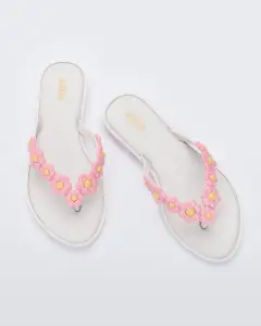 Flip Flop Spring(White/Lilac,5)