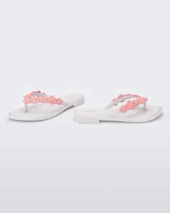 Flip Flop Spring(White/Lilac,5)