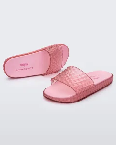 MELISSA COURT SLIDE+Y.PROJECT(Transparent Pink,5)