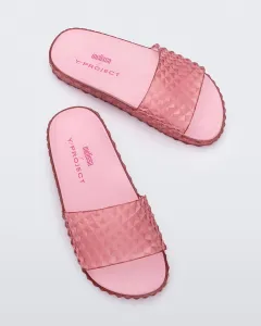 MELISSA COURT SLIDE+Y.PROJECT(Transparent Pink,5)