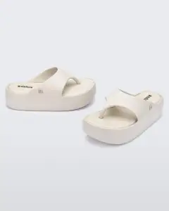 Free Platform Thong(Beige,5)