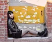 Black Suede Platform Creeper Sneaker(US: Mens 3 / Womens 5,Black)