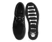 Black Suede Platform Creeper Sneaker(US: Mens 3 / Womens 5,Black)