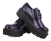 Burgundy Rub-Off Double Decker Brogue(US: Womens 5,Burgundy)