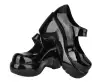 Black Liquid Bubble Mary Jane Platform(US: Womens 5,Black)
