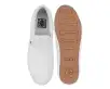 White Twill Slip-On Creeper Sneaker(US: Mens 3 / Womens 5,White)