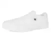 White Twill Slip-On Creeper Sneaker(US: Mens 3 / Womens 5,White)