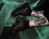 Black TUKskin Dino Flat Platform(US: Mens 3 / Womens 5,Black)